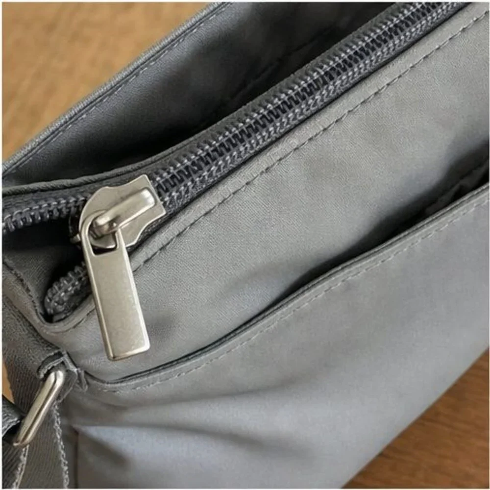 Stone Nylon Crossbody Bag